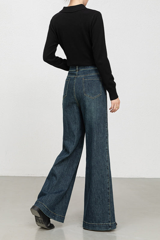 High Waist Loose Wide Leg Jeans
