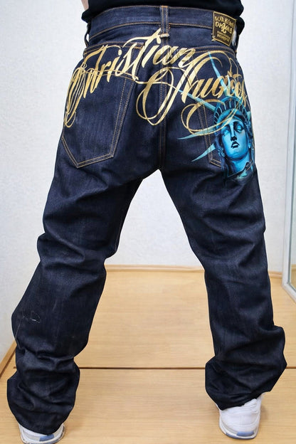 Chic Loose Relaxed Streetwear Versatile Jeans