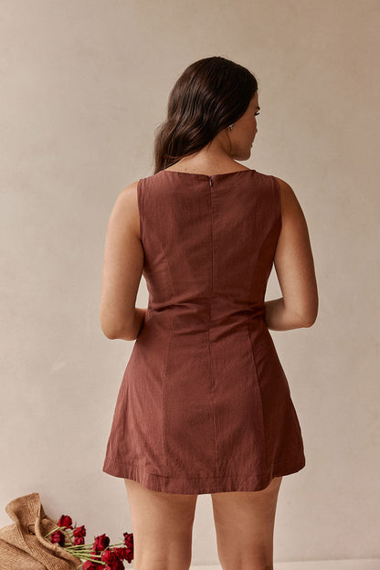 Graylee Dress - Chocolate