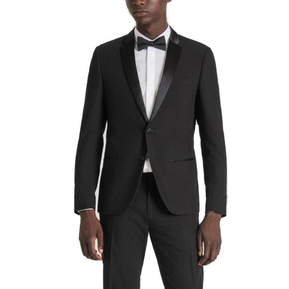 Antony Morato Black Polyester Blazer