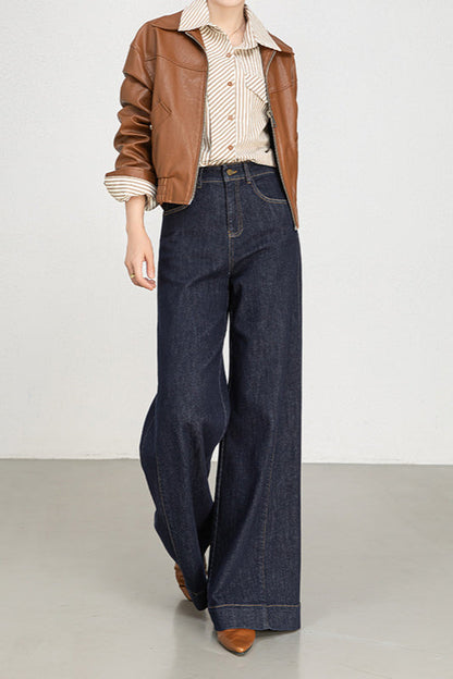 High Waist Loose Wide Leg Jeans
