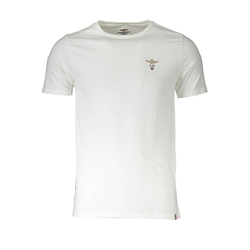 Aeronautica Militare White Cotton Men's T-Shirt