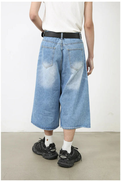 Vintage Y2K Loose Cropped Jeans