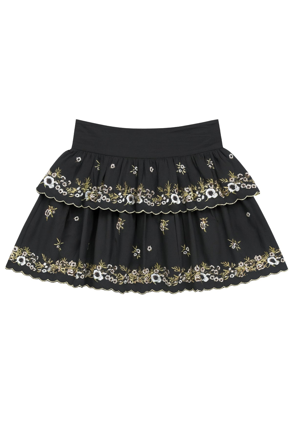 TWEEN ALLEGRA FLORAL EMBROIDERED SKIRT