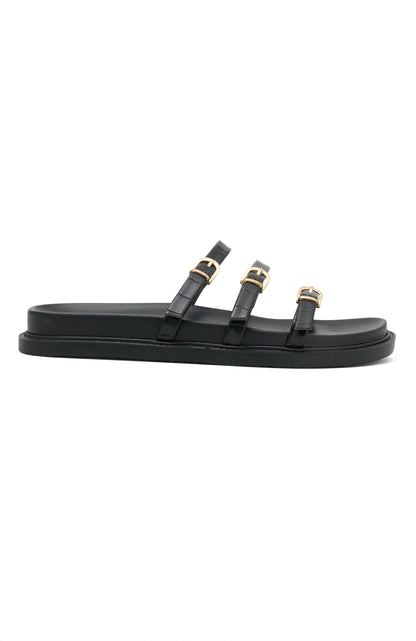Ariela Sandals Black Croc