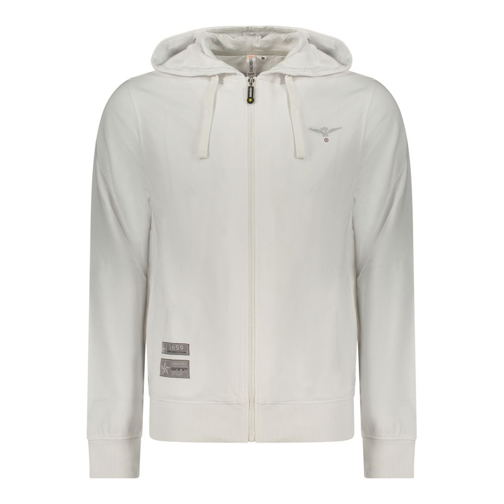 Accademia Militare Bianco Cotton Men's Hoodie
