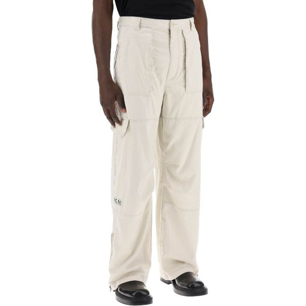 Acne Studios Beige Polyester Cargo Pants
