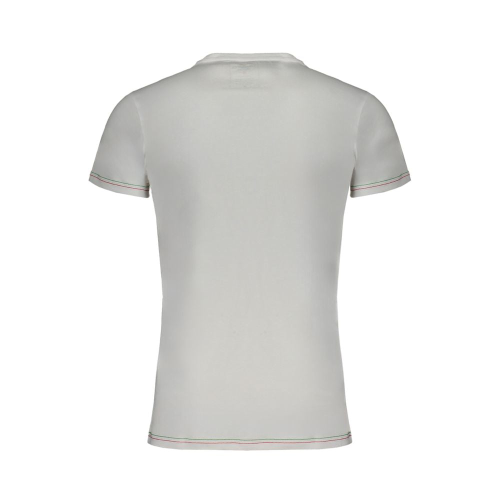 Aeronautica Militare White Cotton Men's T-Shirt