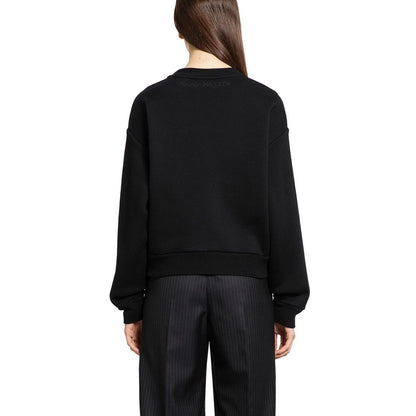 Alexander McQueen Black Cotton Sweatshirt