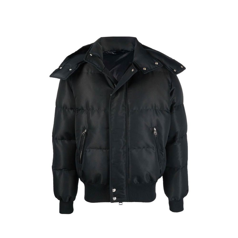 Alexander McQueen Black Polyamide Bomber