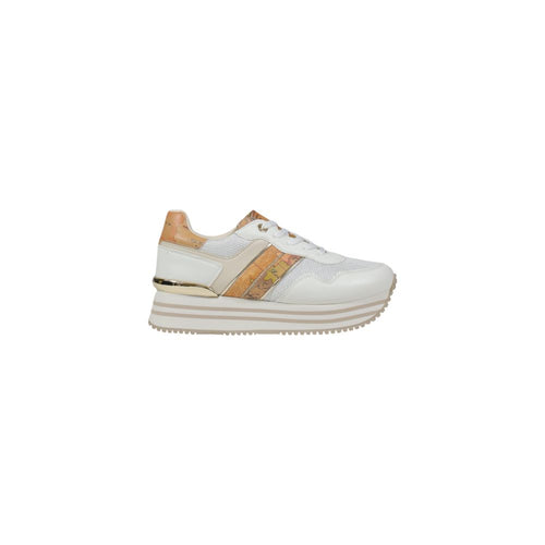 Alviero Martini Prima Classe White Polyethylene Platform Sneakers