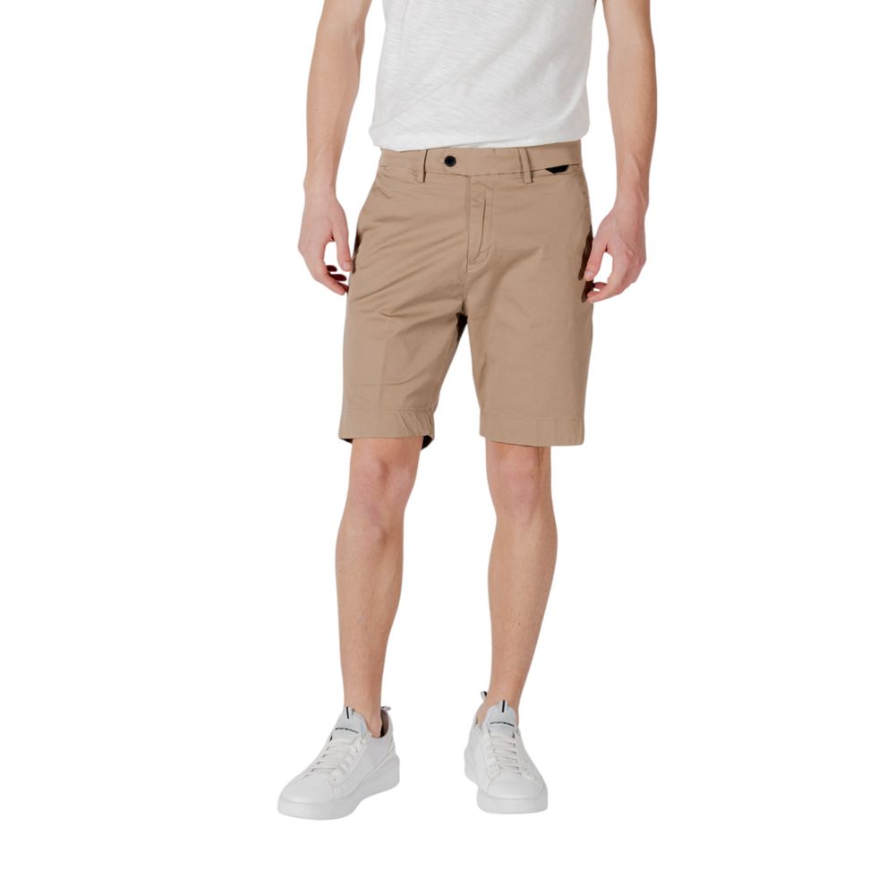 Antony Morato Beige Cotton Bermuda Shorts