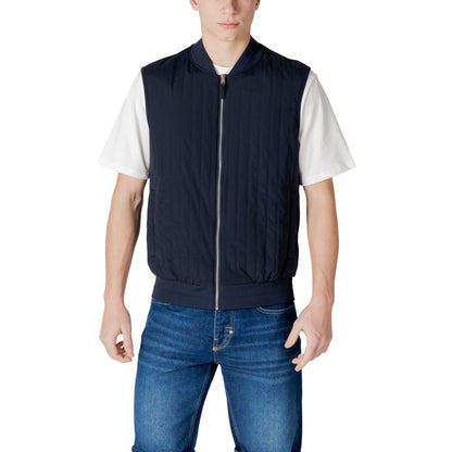 Antony Morato Blue Cotton Bomber