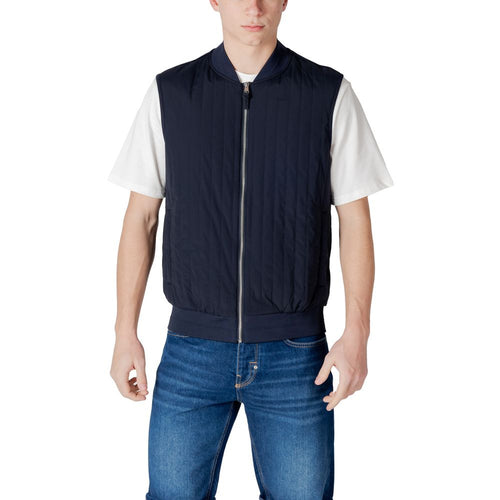 Antony Morato Blue Cotton Bomber
