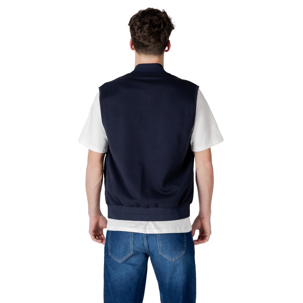 Antony Morato Blue Cotton Bomber