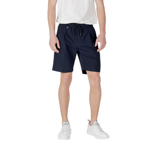 Antony Morato Blue Polyester Bermuda Shorts