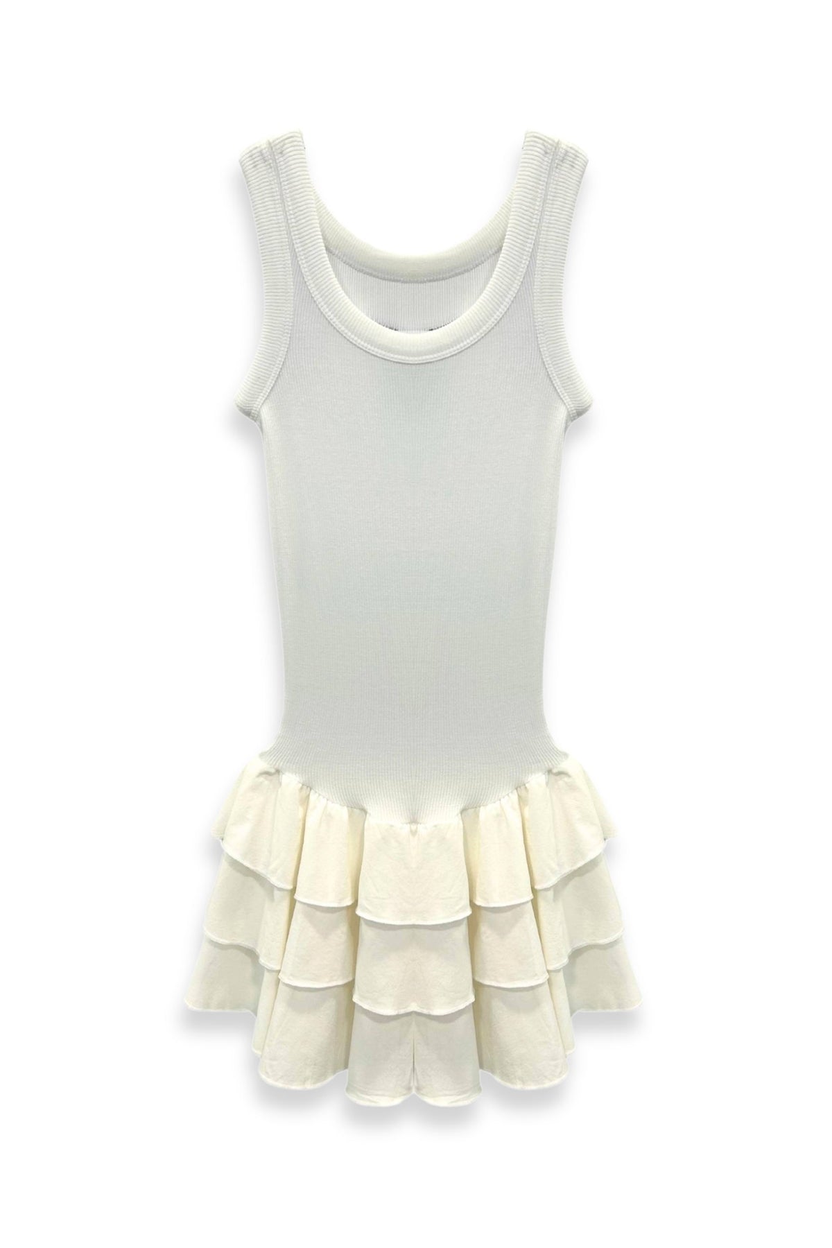 TWEEN BRIELLE TANK RUFFLE DRESS