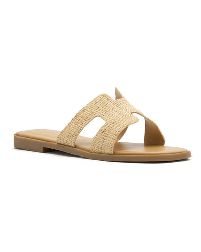 Kyra Sandals Natural Raffia