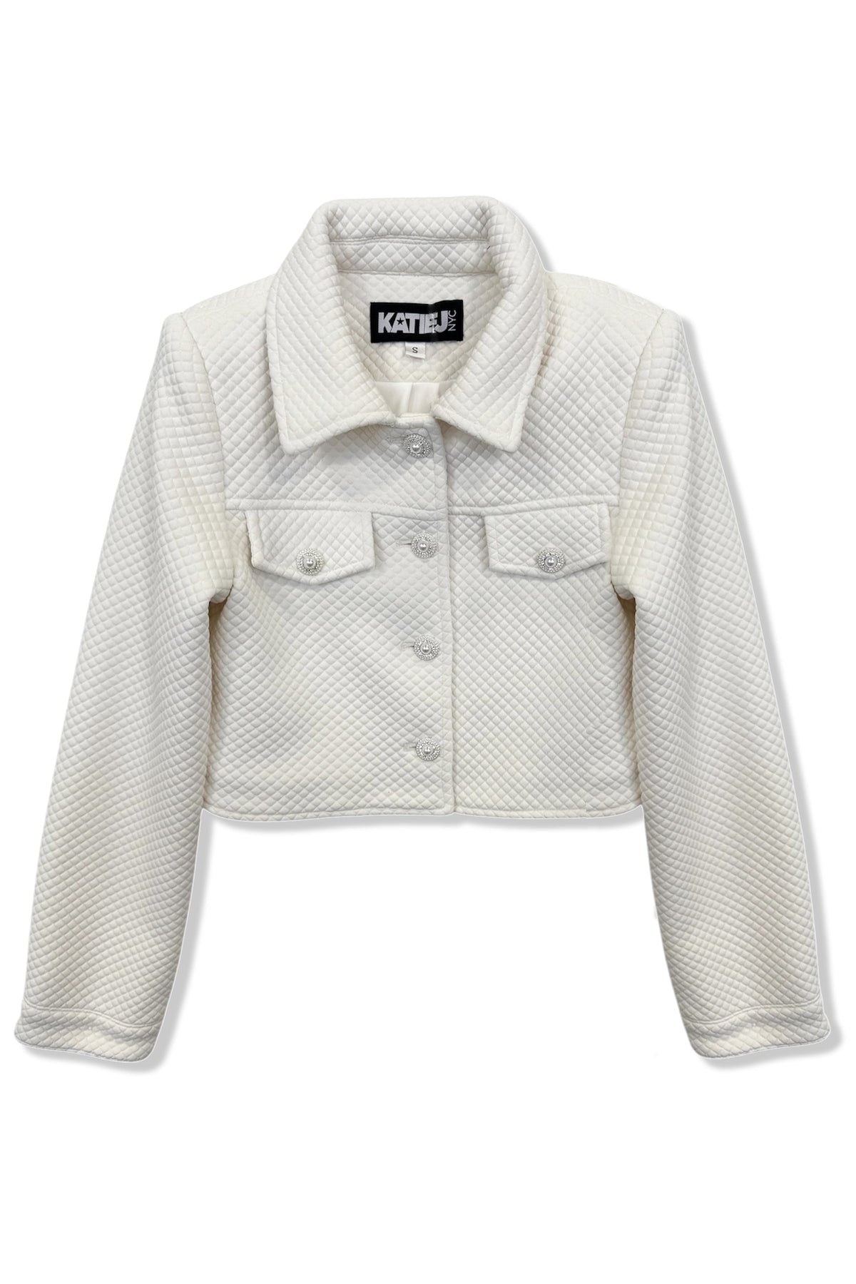 JUNIOR CHARLIZE STRETCH QUILTED JACKET - FINAL SALE
