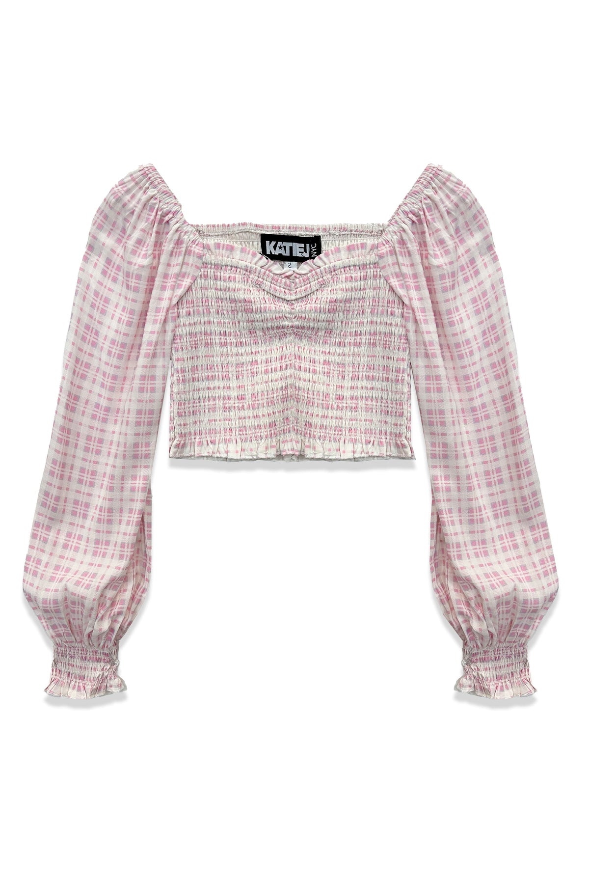 JUNIOR CHLOE PRINTED LONG SLEEVE TOP - FINAL SALE