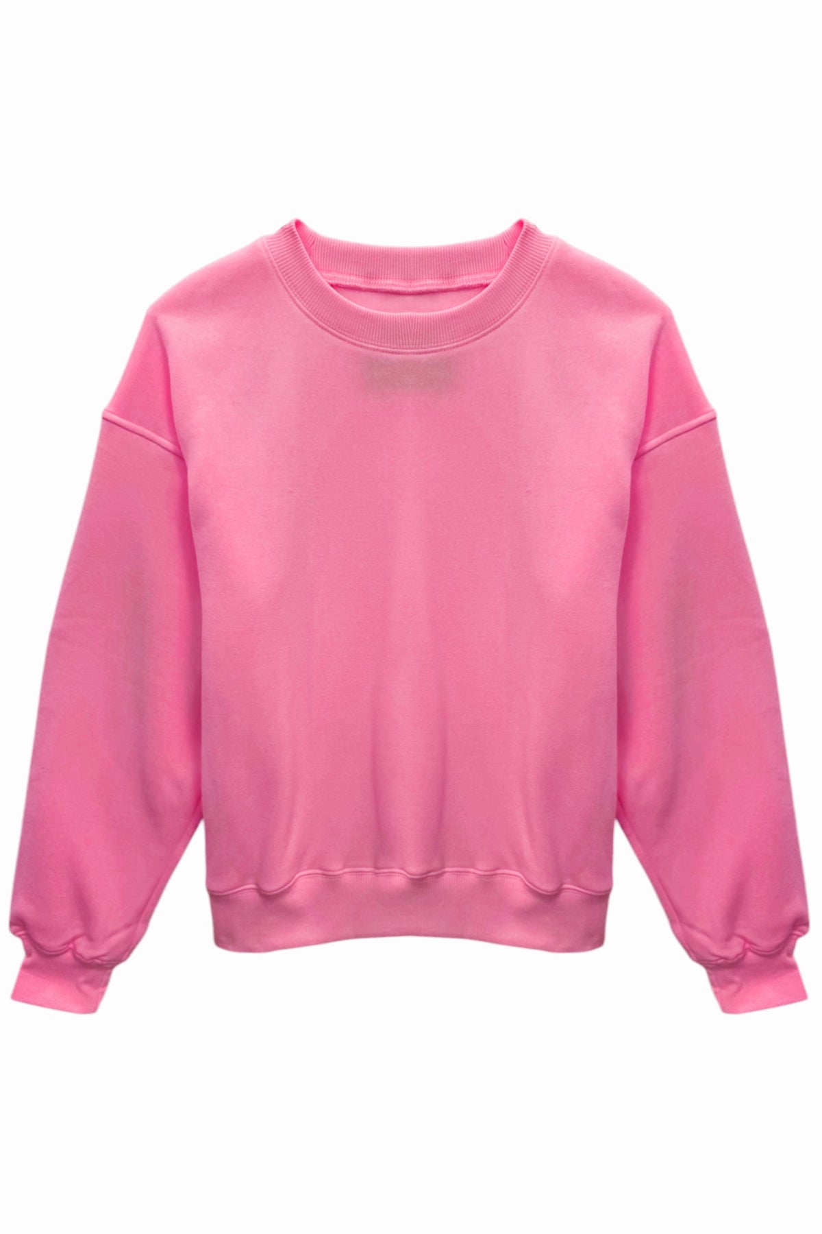 JUNIOR DYLAN SOLID OVERSIZED CREW SWEATSHIRT - FINAL SALE