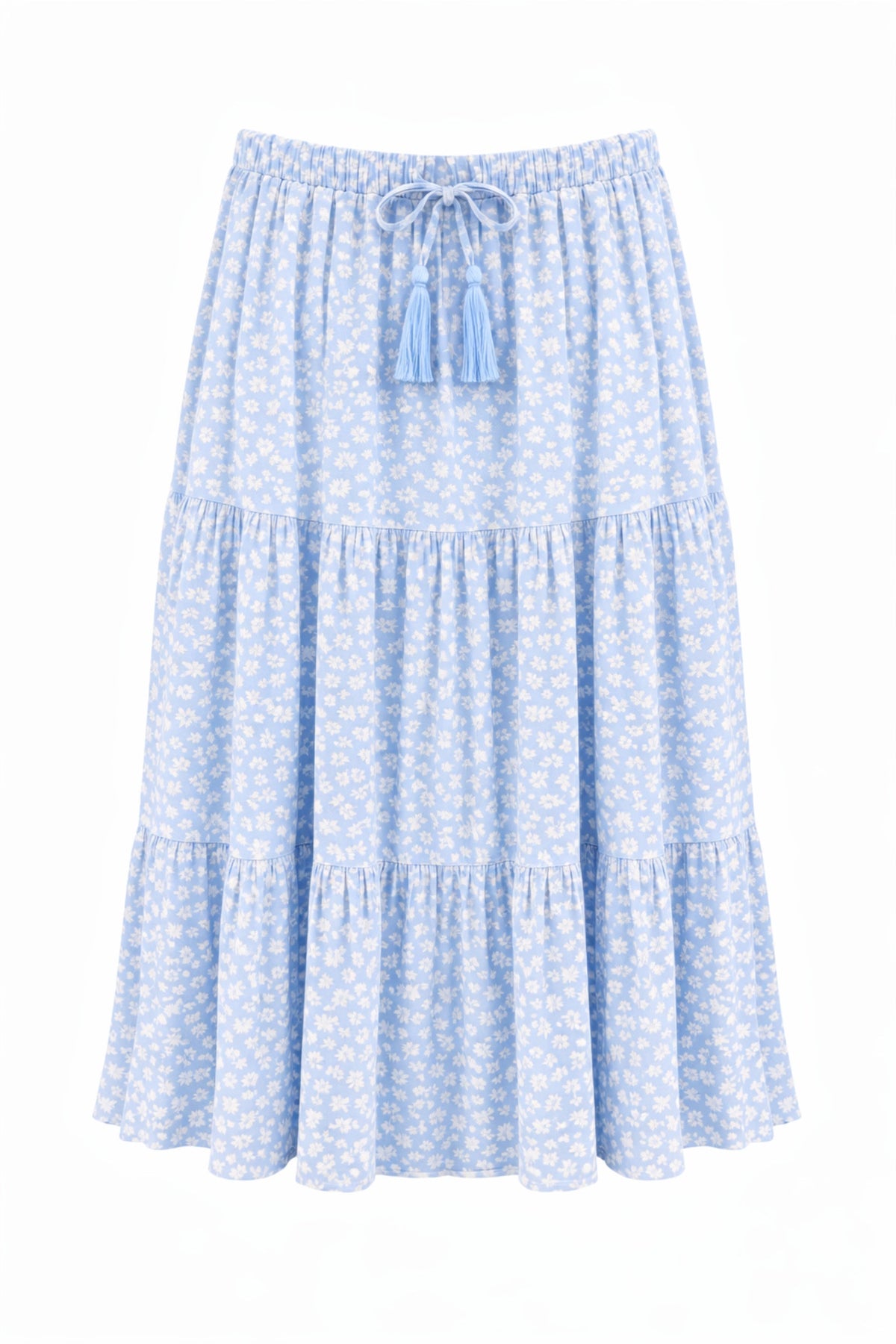 TWEEN ESME PRINTED TIERED MAXI SKIRT