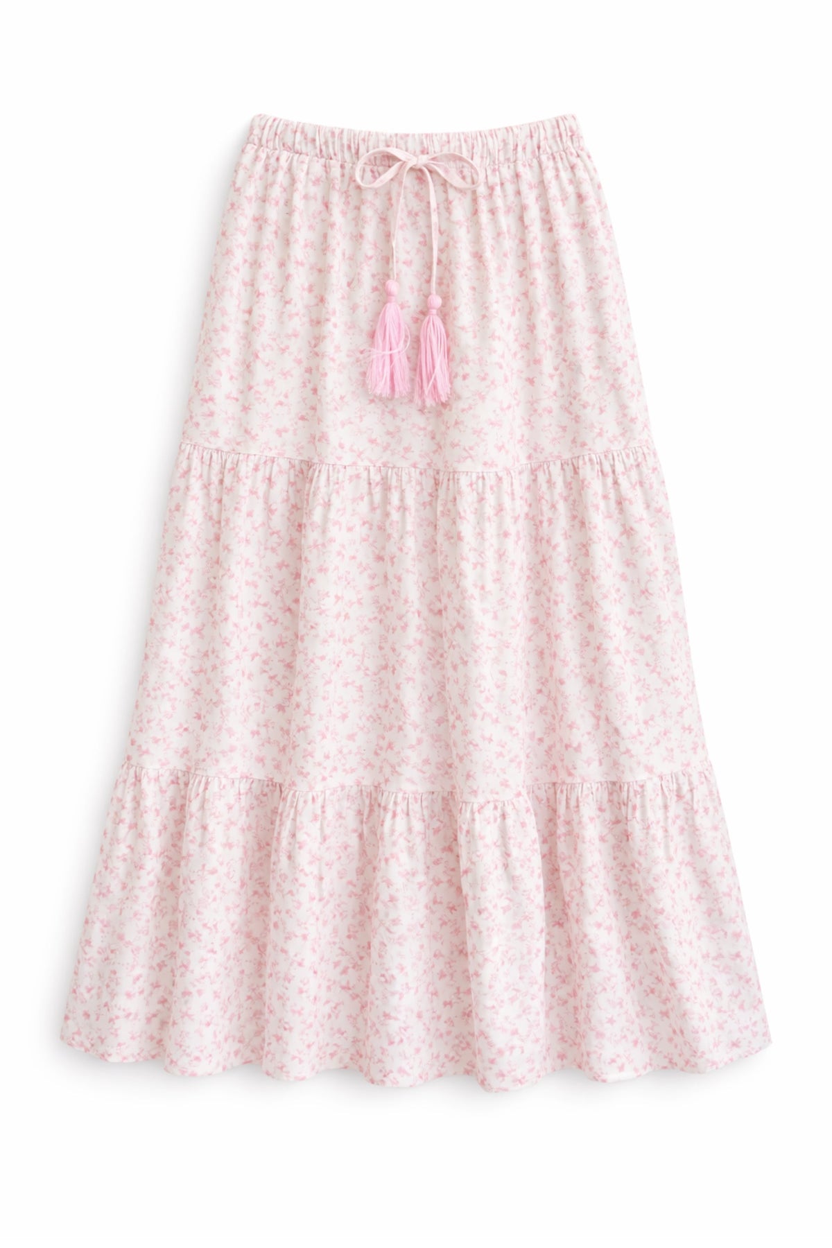 TWEEN ESME PRINTED TIERED MAXI SKIRT