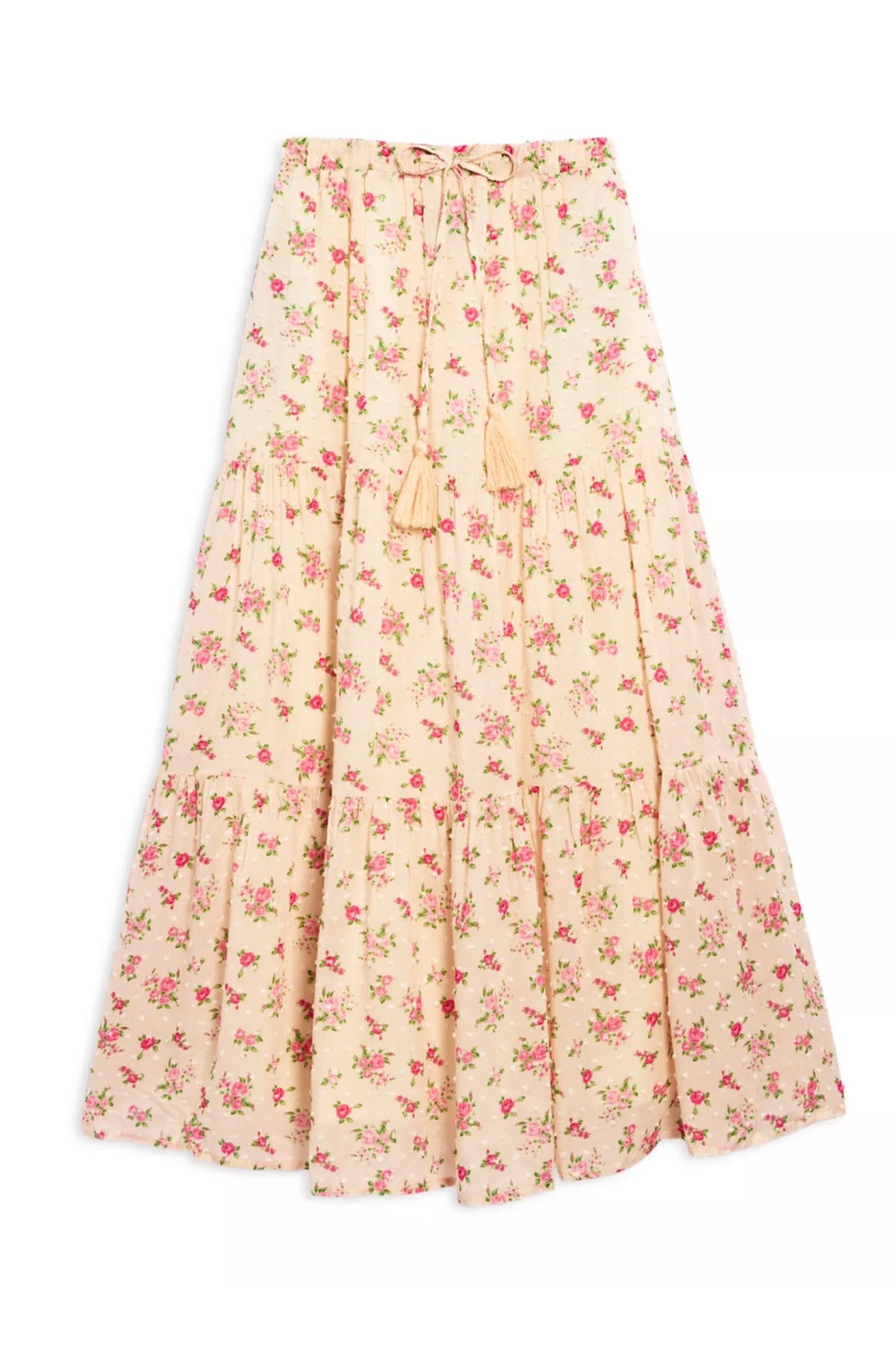 TWEEN ESME PRINTED TIERED MAXI SKIRT