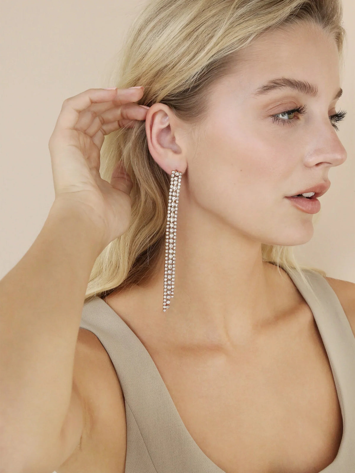 Your Moment Crystal Dangle Earrings