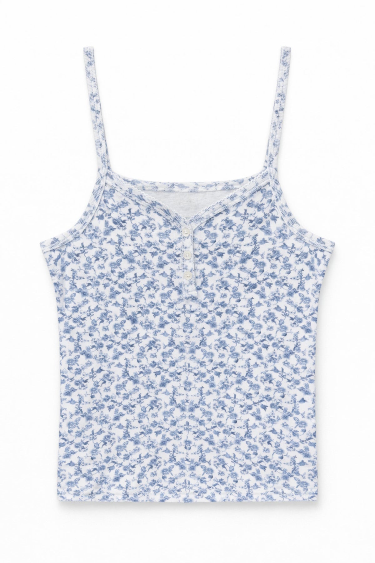 TWEEN HAILEY HENLEY PRINTED CAMI