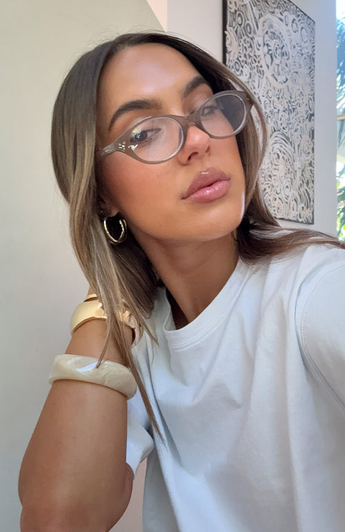 Rayne Blue Light Glasses Biscuit