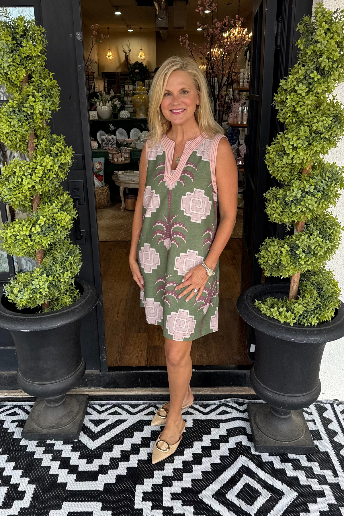 Gianna Dress - Olive
