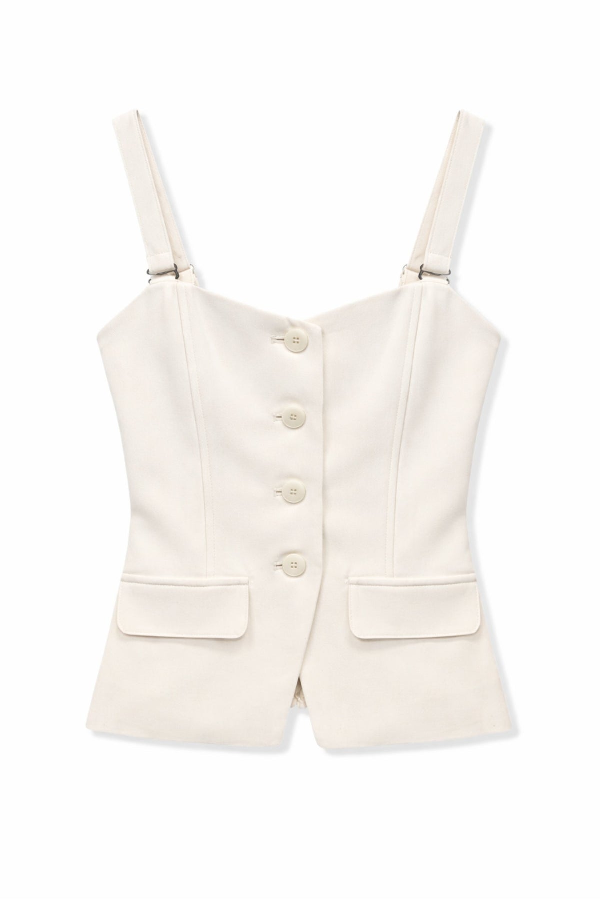 TWEEN JILLIAN SWEETHEART BUTTON FRONT TOP