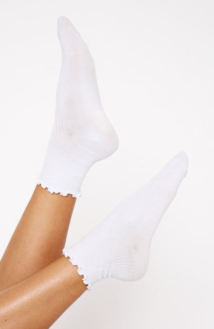 Me Time Socks White