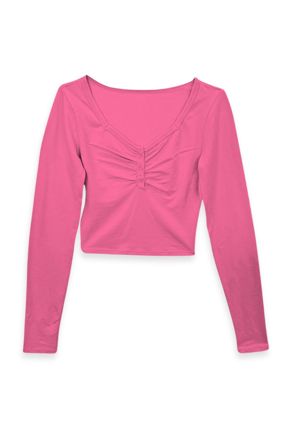 TWEEN KEELY LONG SLEEVE BABYDOLL TOP - FINAL SALE