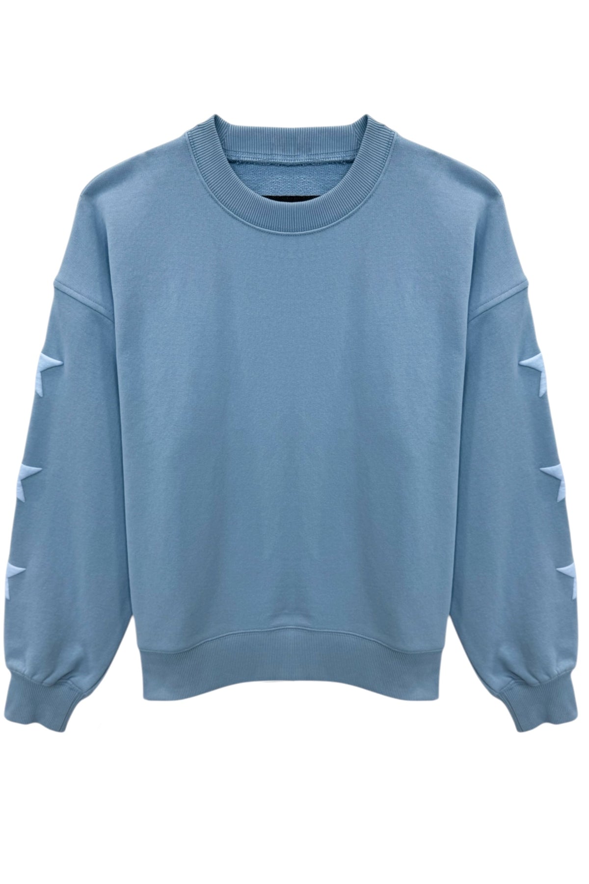 TWEEN LEAH OVERSIZED PUFFY “BE PRESENT” CREW SWEATSHIRT - FINAL SALE
