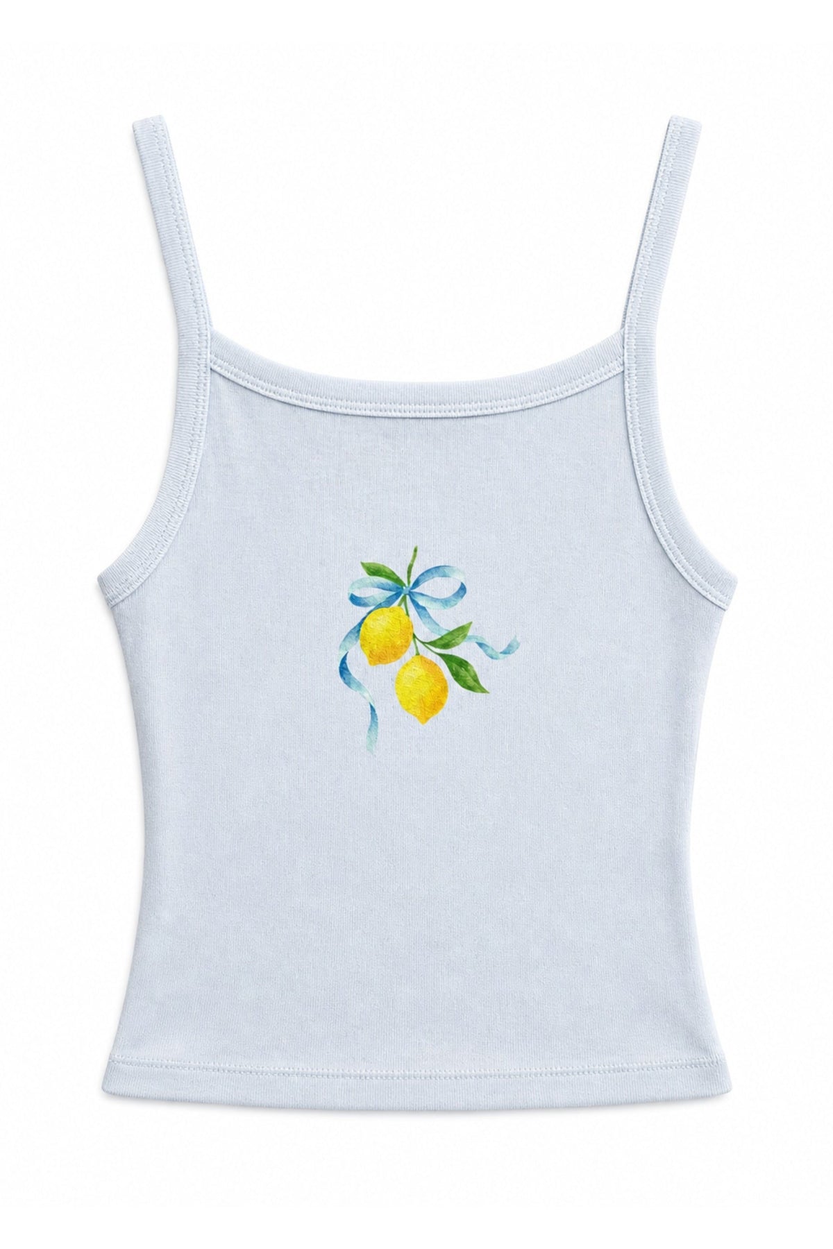 TWEEN LEMON BOW GRAPHIC TANK