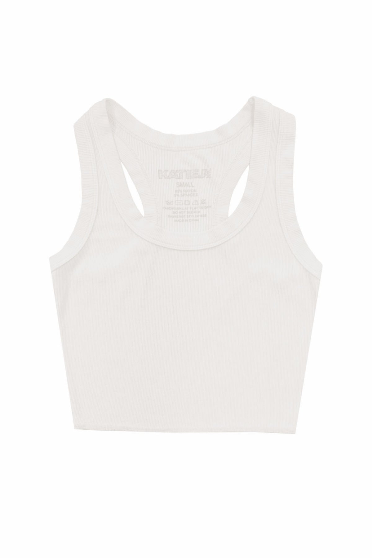 TWEEN LIVI RIBBED TANK SOLIDS