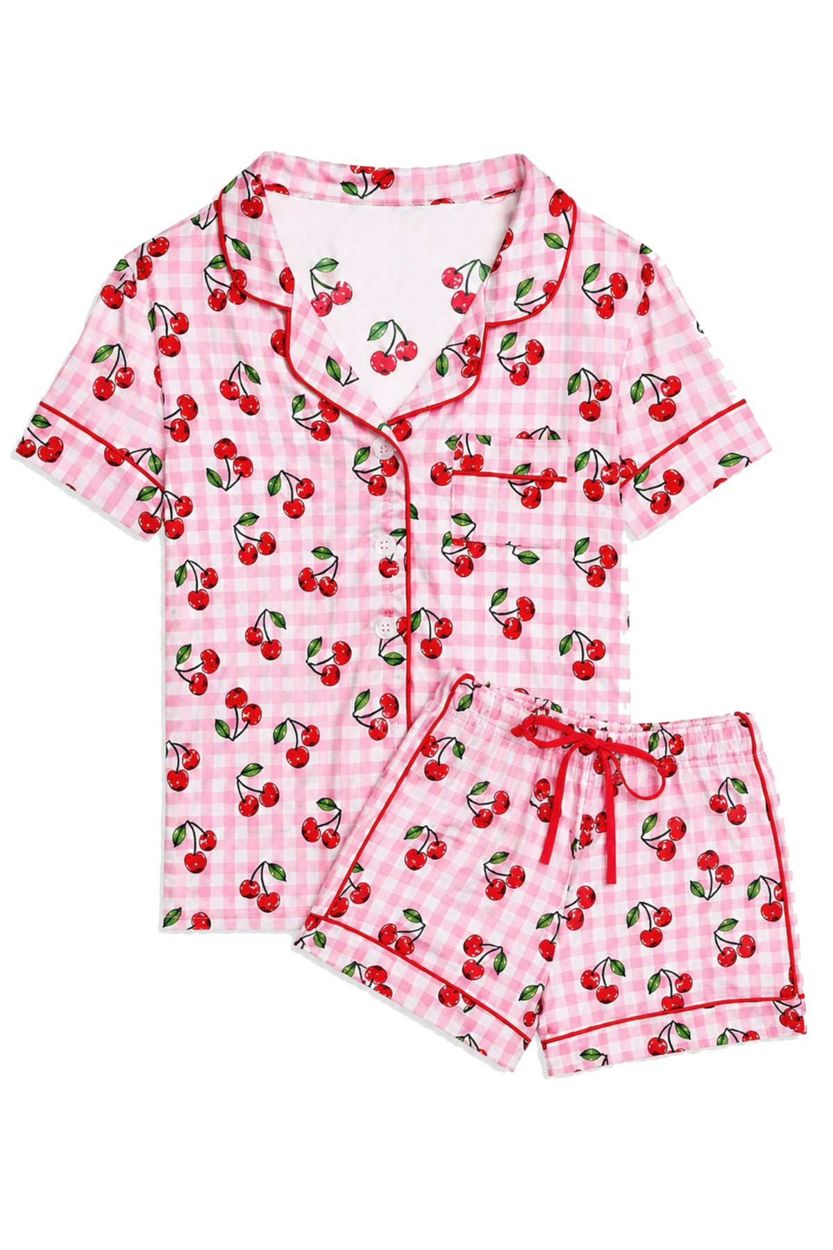 TWEEN LYNN PRINTED SHORTS LOUNGE SET