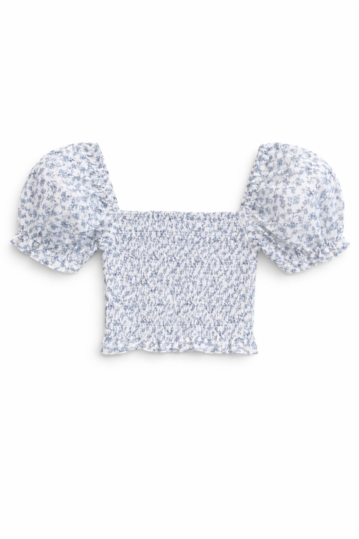 TWEEN MARLEE PRINTED PUFF SLEEVE TOP