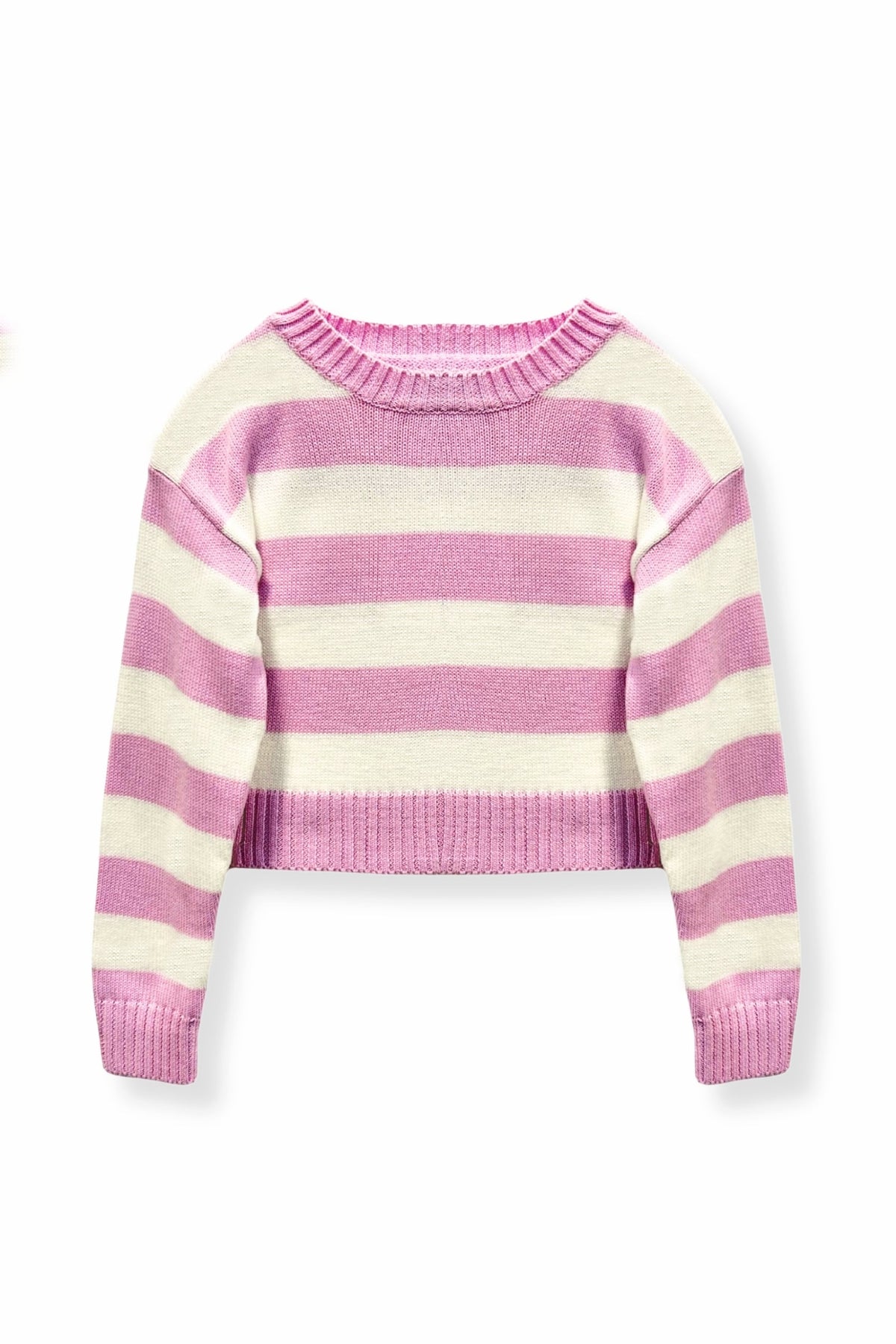 JUNIOR MEGAN STRIPED SWEATER - FINAL SALE