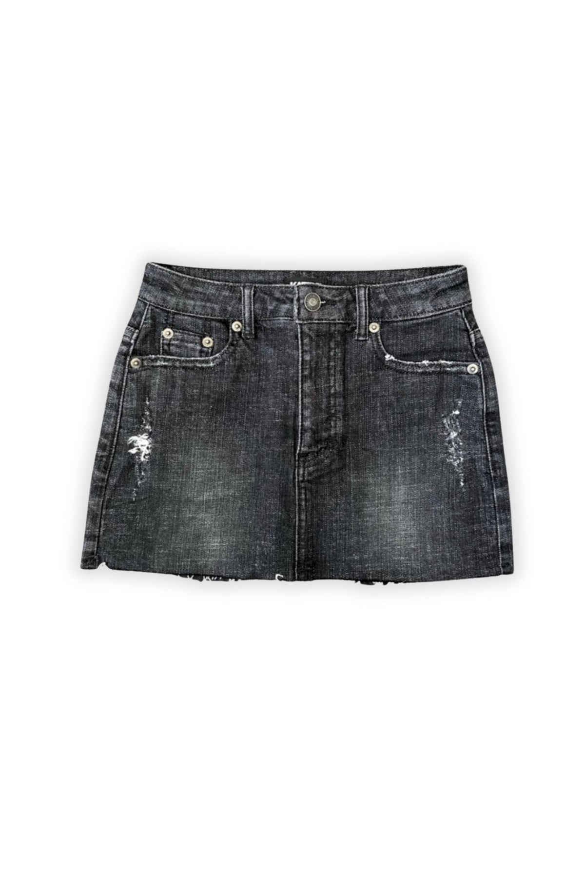 TWEEN MIAMI DISTRESSED DENIM SKIRT