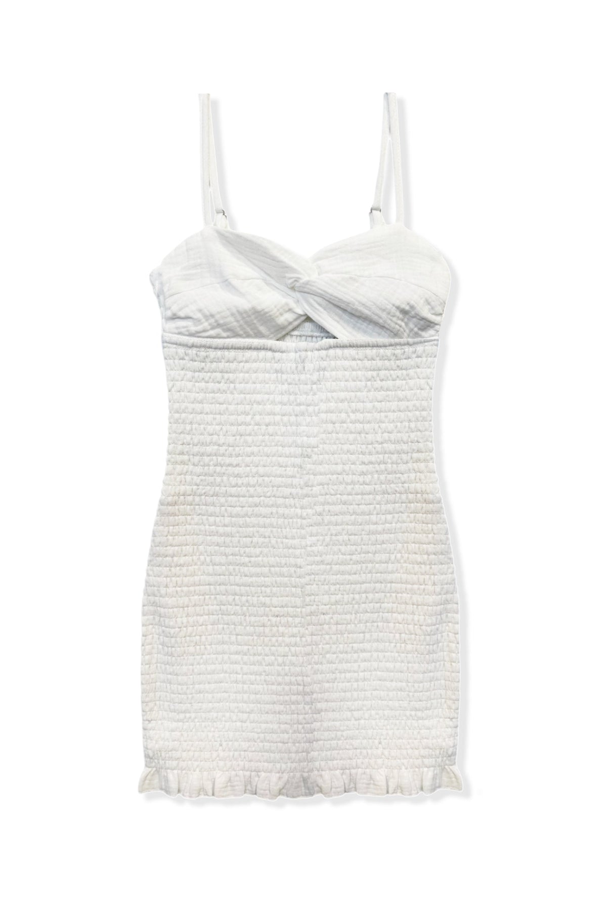 TWEEN NAYLA GAUZE CUTOUT SMOCKED DRESS