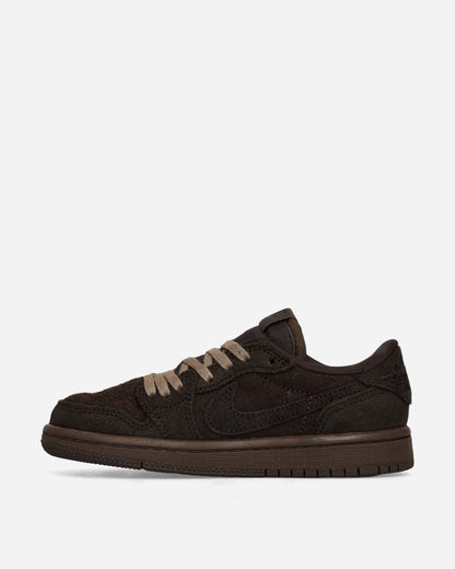 Travis Scott Air Jordan 1 Low (PS) Sneakers Velvet Brown / Dark Mocha