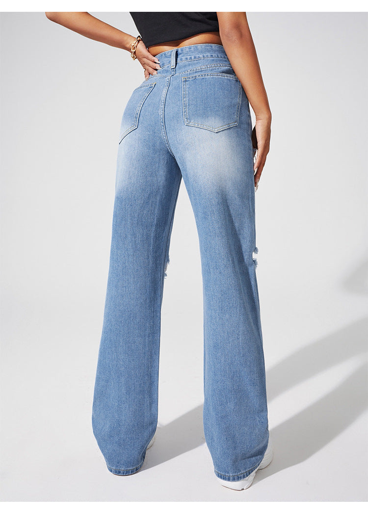 DressBetty - Street Butterfly Printed Jeans