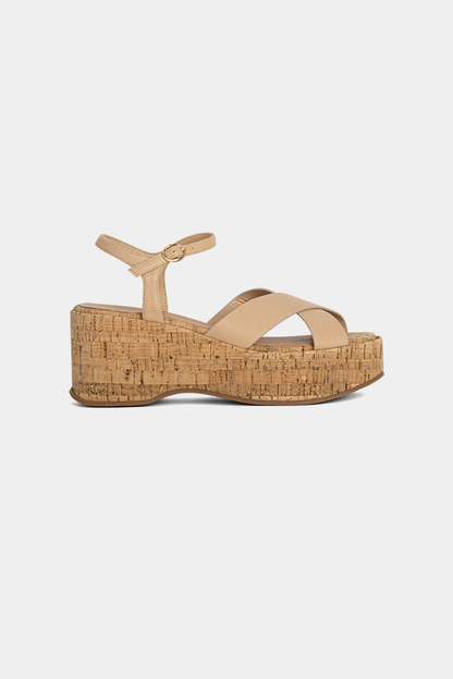 Indiana Wedge - Nude