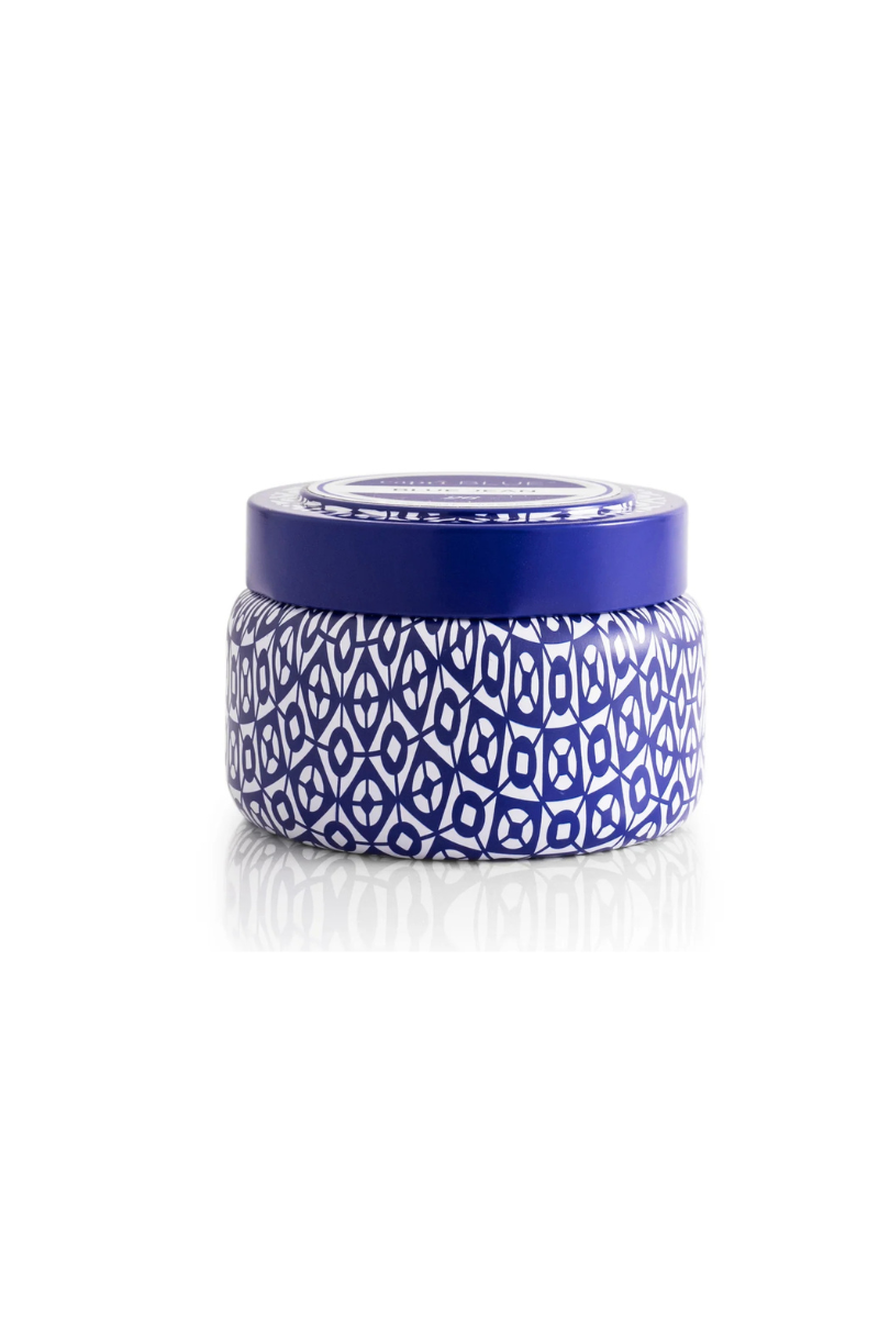 Volcano Signature Blue Travel Tin Candle