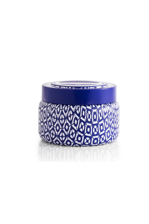 Volcano Signature Blue Travel Tin Candle