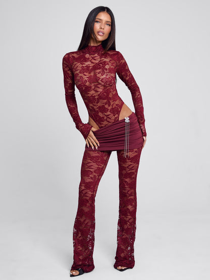 Roselle Pant Wine