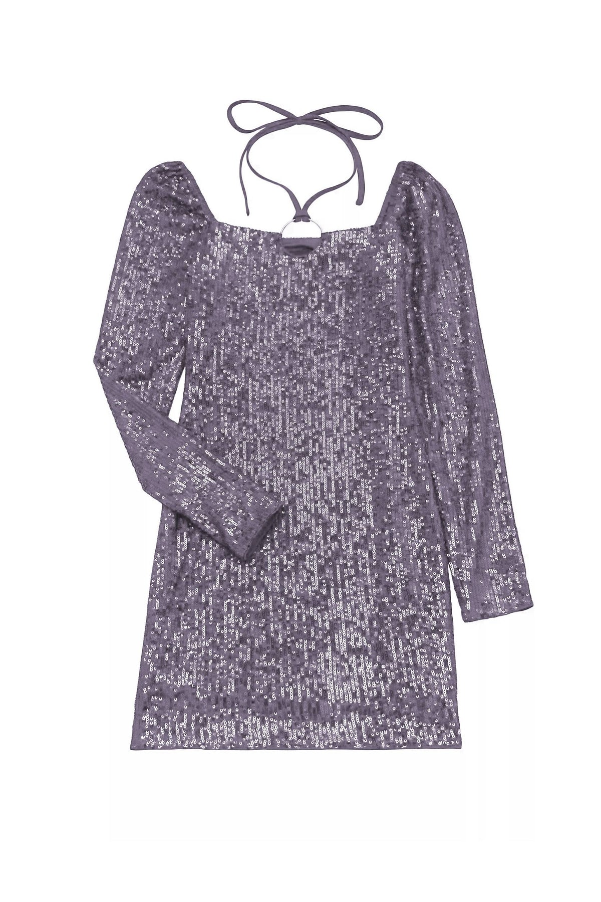 TWEEN STORMY LONG SLEEVE SEQUIN PARTY DRESS - FINAL SALE